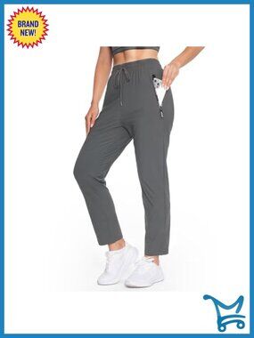 Women's Hiking Cargo Pants with Zippered Pockets 4-Way Stretch